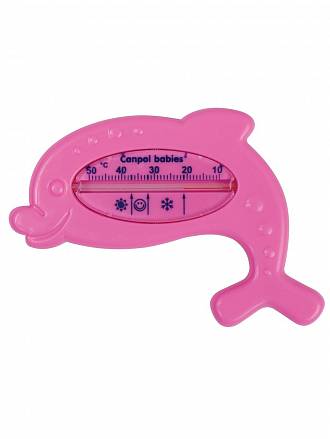Термометр для ванны – дельфин - розовый 